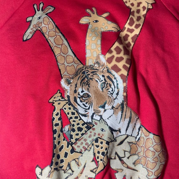 Oversized red sweater - Picture 3 of 7